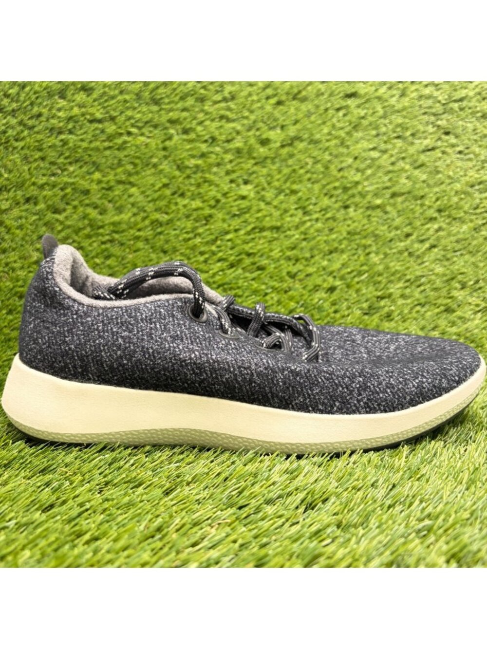Allbirds Wool Runner Mizzle Womens Size 10 Black Athletic Running Shoes Sneakers
